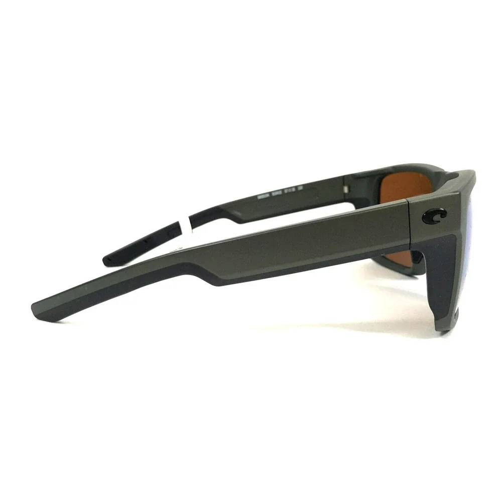 Costa Sunglasses Lido 06S9104 910410 Steel Gray Metallic Green Mirror 580G - Picture 5 of 13